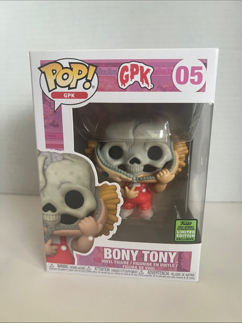 Funko Pop GPK Bony Tony #05 2021 Spring Con Exclusive (Box Damage/Dings)